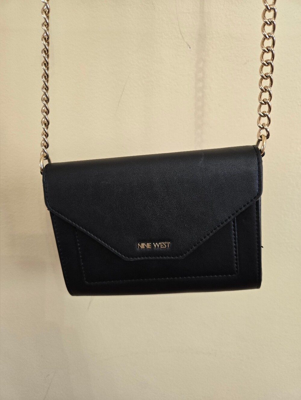 Nine West Black Chain Crossbody Bag
